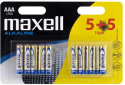 BATERI ALKALINE MAXELL LR03 10PK (5+5)