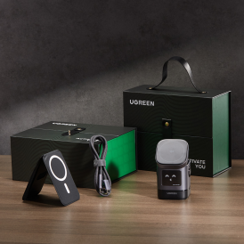 Promo Nentor SETE DHURATE UGREEN (MAGNETIC WALLET WITH STAND,MAGNETIC WIRELESS CHARGER ,FAST CHARGIN