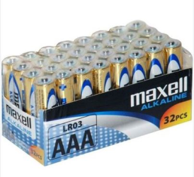 BATERI ALKALINE MAXELL LR03 32 PACK SHRINK