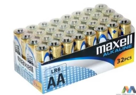 BATERI ALKALINE MAXELL LR6 32 PACK SHRINK