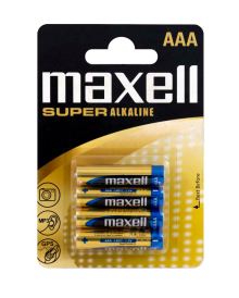 BATERI ALKALINE MAXELL LR03 4PK BLISTER